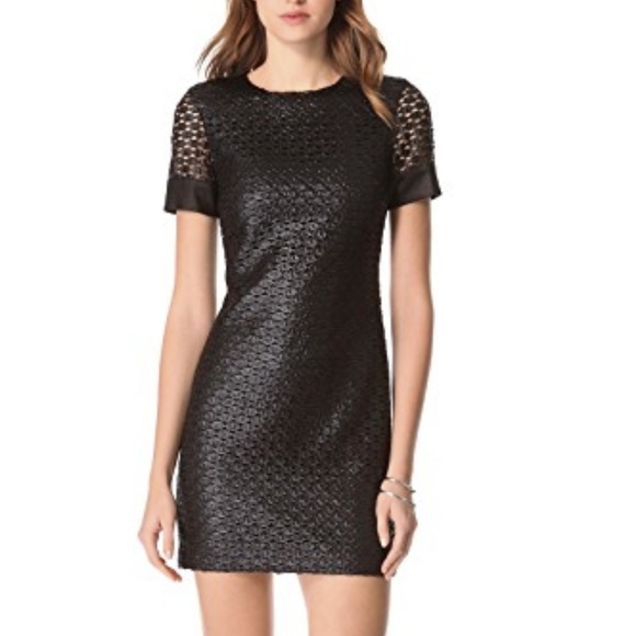 Diane Von Furstenberg Dresses & Skirts - DVF shimmery black lace dress